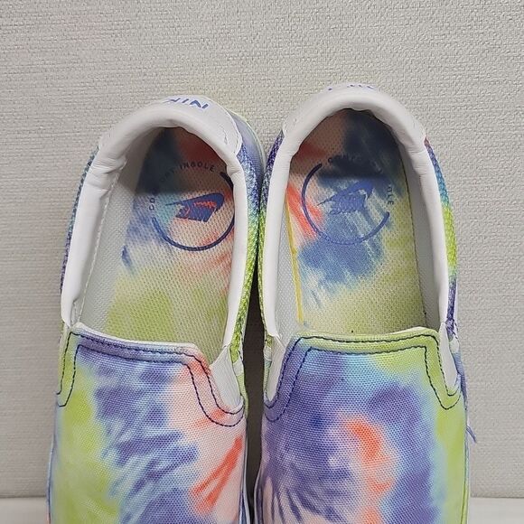 NIKE LEGACY COURT TIE-DYE SLIP-ON SNEAKERS BFPM-05-099 - Picture 4 of 10
